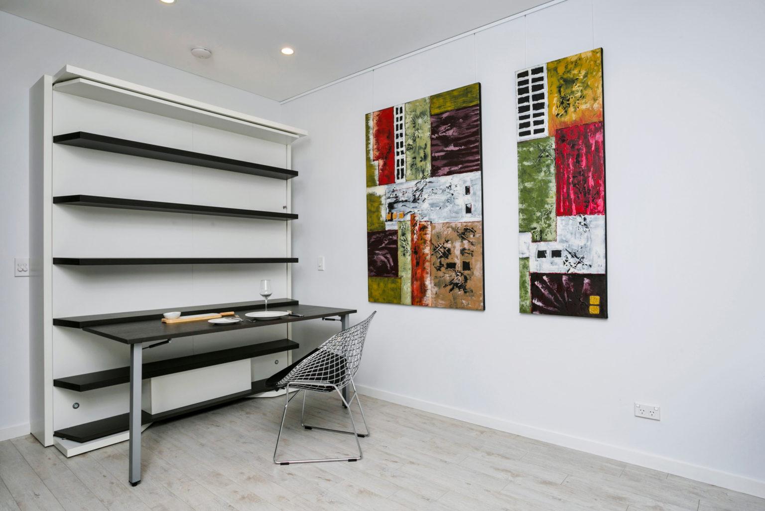 This is an example of a contemporary home office in Sydney.