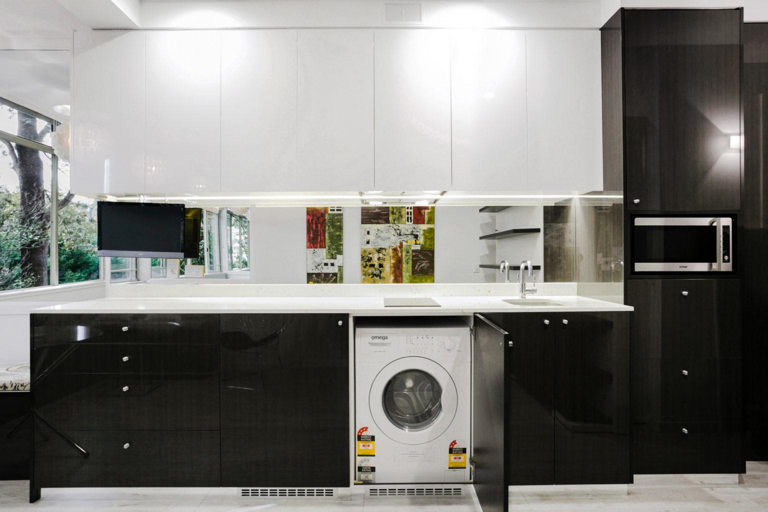 Contemporary kitchen in Sydney.